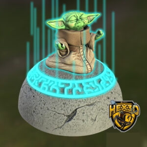 Star Wars Grogu Meditando Stl Obj Impresión 3d