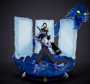 Naruto Zabuza & Haku Diorama Archivo Stl Para Impresión 3d