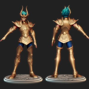 Saint Seiya Shura Capricornio Special Stl Obj Impresión 3d
