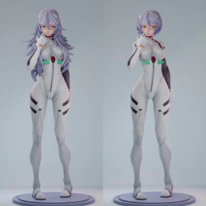 Evangelion Rei Long Hair Rubim Archivo Stl Para Impresión 3d
