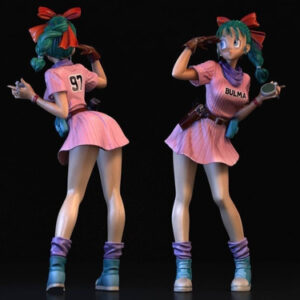 Dragon Ball Bulma V3 Mrx Sla Stl Obj Impresión 3d
