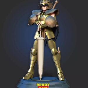 Saint Seiya Shiryu Armadura De Libra Stl Obj Impresión 3d
