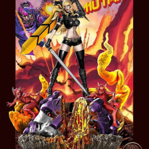 Marvel X-men Magik New Mutants 4x1 Stl/obj Para Impresión 3d