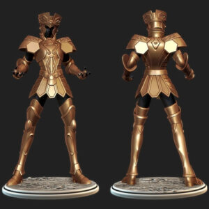 Saint Seiya Saga Gemini Ghost Stl Obj Impresión 3d