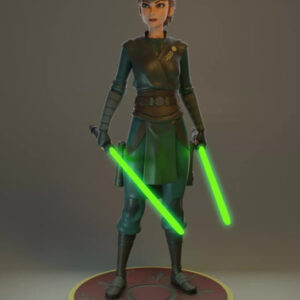 Disney Jedi Anna Stl Obj Impresión 3d