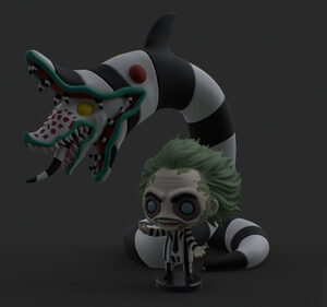 Beetlejuice Y Sandworm Plakit Archivos Stl Para Impresión 3d