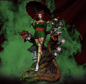 Dc Poison Ivy (dynamic3d) Stl Obj Para Impresión 3d