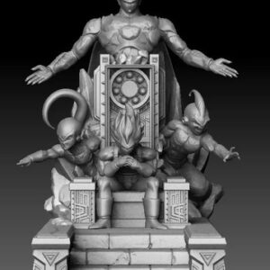 Dragon Ball Vegeta Throne Wa Archivo Stl Para Impresión 3d