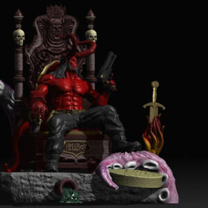 Hellboy Throne Db3dc Archivos Stl Para Impresión 3d