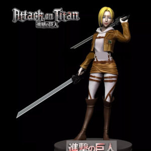 Shingeki No Kyojin Annie Standing Z3d Stl Para Impresión 3d