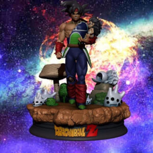 Dragon Ball Capsule Bardock With Baby Stl Obj Impresión 3d