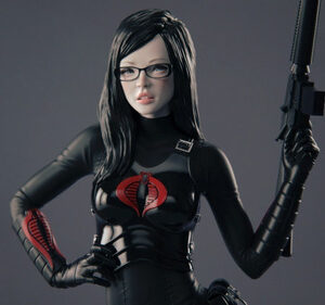 G.i. Joe Baroness Stl Obj Impresión 3d