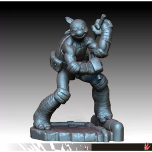 Tortugas Ninja Mikey Prey Archivos Stl Impresión 3d