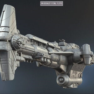 Star Wars Hammerhead Corvette Archivo Stl Para Impresión 3d