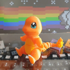 Pokemon Charmander Articulado Archivos Stl Para Impresión 3d