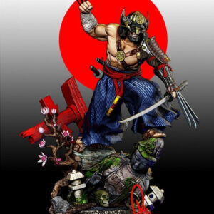 Marvel Wolverine Samurai Michelb Stl Obj Impresión 3d
