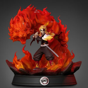 Kimetsu No Yaiba Rengoku 2 Stl Obj Impresión 3d