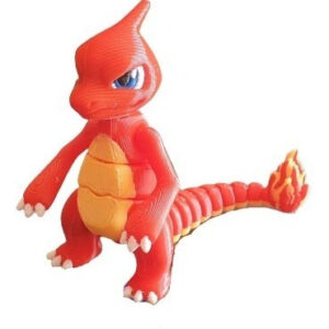 Pokemon Charmeleon Articulado Archivos Stl Para Impresión 3d