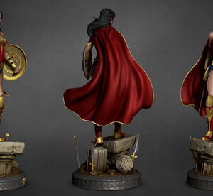 Dc Wonder Woman Cgtrader Stl Obj Para Impresión 3d