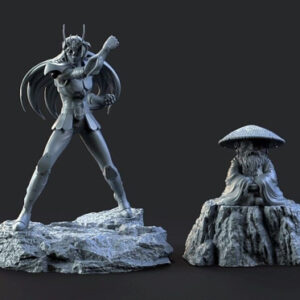 Saint Seiya Shiryu + Doko Stl Obj Impresión 3d