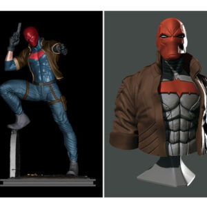 Dc Red Hood + Bust Eastman Archivos Stl Impresión 3d