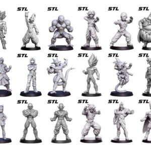 Dragon Ball Pack X18 Miniaturas Archivos Stl Impresión 3d