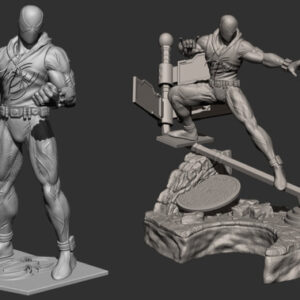 Marvel Scarlet Spider V 1-2 Archivos Stl Para Impresión 3d