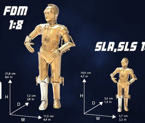 Star Wars C3po Gambody Archivos Stl Impresión 3d