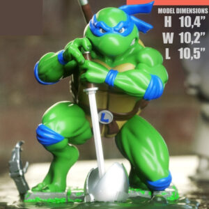 Tortugas Ninja Leonardo 3dxm Archivo Stl Para Impresión 3d