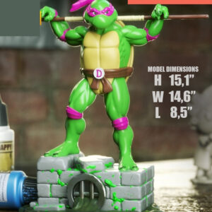 Tortugas Ninja Donatello 3dxm Archivo Stl Para Impresión 3d