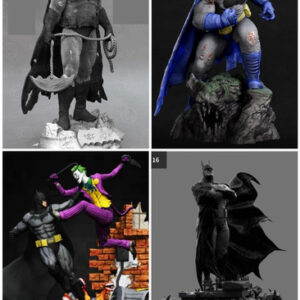 Dc Batman 07 X 4 Modelos Archivos Stl Impresión 3d