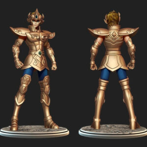 Saint Seiya Aioria Leo Specialstl Stl Obj Impresión 3d