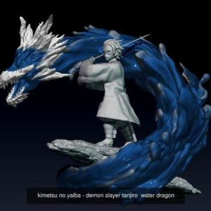 Kimetsu No Yaiba Tanjiro Tenth F Stl/obj Para Impresión 3d