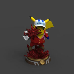 Pokemon Pikachu Akanui Archivos Stl Para Impresión 3d