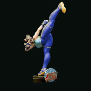 Street Fighter Chun Li Kick - Cgtrader Stl Obj Impresión 3d