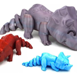Triceratops Articulado Archivos Stl Para Impresión 3d