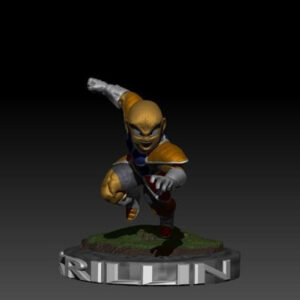 Dragon Ball Krilin Namek Stl Obj Impresión 3d