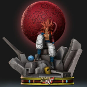 Dragon Ball Gogetto Ssj4 Stl Obj Impresión 3d