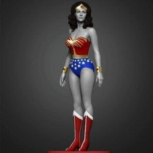 Dc Wonder Woman 80's Archivos Obj Impresión 3d