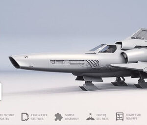 Battlestar Galactica Viper Mk2 G Archivos Stl Impresión 3d