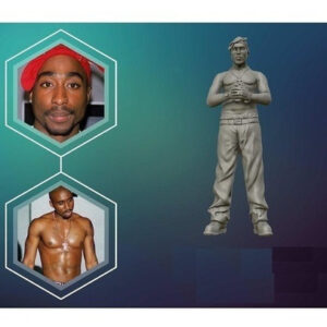 Tupac + Notorious Big Stl Obj Impresión 3d