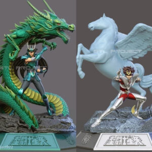 Saint Seiya Combo Shiryu Y Seiya Stl Obj Impresión 3d