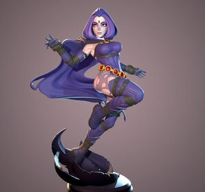 Dc Raven - D Stl/obj Para Impresión 3d