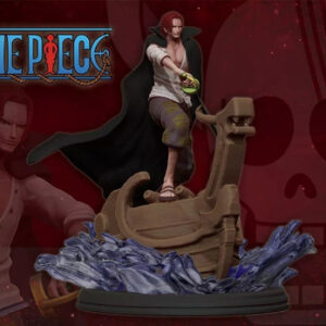 One Piece Shanks Bote Stl/obj Para Impresión 3d