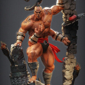 Mortal Kombat Goro Diorama Archivo Stl Para Impresión 3d
