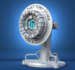 Marvel Tony Stark Heart Arc Archivos Stl Para Impresión 3d
