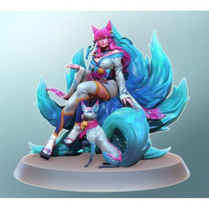 Ahri From League Of Legend Stl Obj Impresión 3d