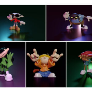 Knd Los Chicos Del Barrio X 5 Archivos Stl Impresión 3d