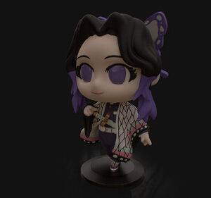 Demon Slayer Shinobu Chibi Archivos Stl Para Impresión 3d