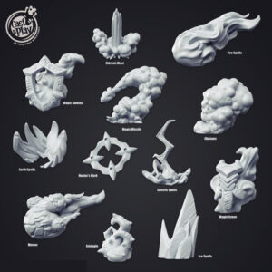 Castnplay Spells Stl Obj Impresión 3d